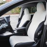 Model Y Napa Leather Seat Covers – Dove White